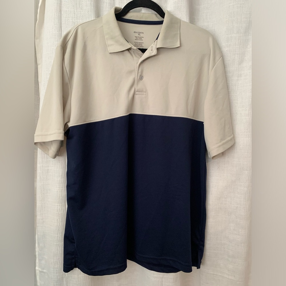 Real Essentials Men’s Polo Shirt sz XL